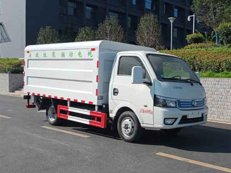 5方电动密闭式桶装垃圾车